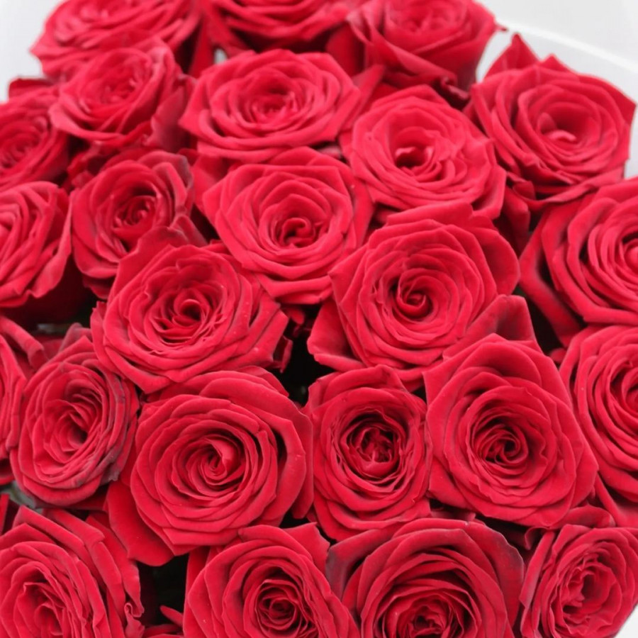 Букет из 29 красных роз - фото 3